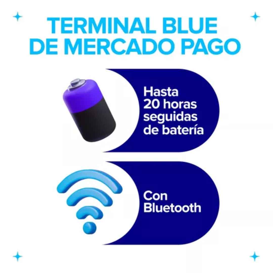 Point Blue: Terminal de Cobro Portátil y Autónoma con Bluetooth y Tarjeta MasterCard